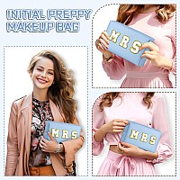 Topeast Makeup Bag Personalized Gifts Travel Cosmetic Bag Toiletry Bag Birthday Gifts For Mom Sister Friend Pu Leather Waterp