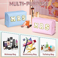 Topeast Makeup Bag Personalized Gifts Travel Cosmetic Bag Toiletry Bag Birthday Gifts For Mom Sister Friend Pu Leather Waterp