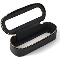 Aveniee Slim Clear Makeup Brush Bag Small Cosmetic Brush Holder Mini Toiletry Bag Travel Case For Women Thin Make Up Bags Wit