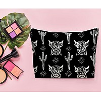 Lacosu Western Makeup Bag Western Gifts For Women Cow Makeup Bag Cowgirl Stuff Western Stuff For Women Western Gifts Cowgirl Gif