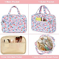 Makeup Bag For Women Cosmetic Bag Large Make Up Organizer Travel Toiletry Bags Waterproof Zipper Tote Pouch Purse For Girls