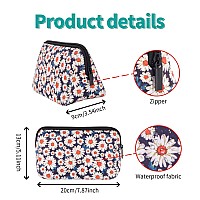 Ajltpa Cosmetic Bag Waterproof Neoprene Zipper Pouch Travel Portable Toiletry Makeup Bags Organizer Case For Women And Girls Da