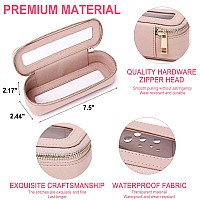 Pinkmik Clear Makeup Brush Bag Slim Clear Makeup Bag Transparent Travel Cosmetic Case Small Beatuy Makeup Organizer Bag With Zip