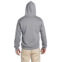 Adult Super Sweats NuBlend Fleece Pullover Hooded Sweatshirt - TRUE RED - S(D0102HI3UKY)