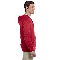 Adult 8 oz NuBlend Fleece Full-Zip Hooded Sweatshirt - ASH - 3XL(D0102HI3DBg)