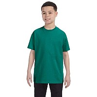 Youth DRI-POWER AcTIVE T-Shirt - IRISH gREEN HTHR - M(D0102HI3TUW)