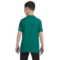 Youth DRI-POWER AcTIVE T-Shirt - IRISH gREEN HTHR - M(D0102HI3TUW)