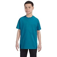 Youth DRI-POWER AcTIVE T-Shirt - IRISH gREEN HTHR - M(D0102HI3TYW)