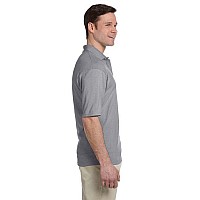 Adult SpotShieldPocket Jersey Polo - WHITE - L(D0102H2H7N7)