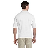 Adult SpotShieldPocket Jersey Polo - WHITE - L(D0102H2H7TU)