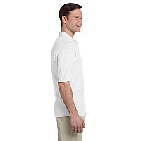 Adult SpotShieldPocket Jersey Polo - WHITE - L(D0102H2H7TU)