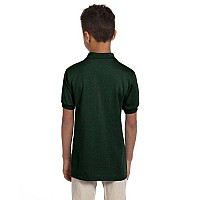 Youth SpotShieldJersey Polo - FOREST gREEN - S(D0102HI3DPW)