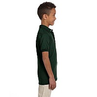 Youth SpotShieldJersey Polo - FOREST gREEN - S(D0102HI3DPW)