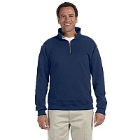 Adult Super Sweats NuBlend Fleece Quarter-Zip Pullover - BLAcK HEATHER - 2XL(D0102HI3ML7)