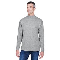 Adult Sueded cotton Jersey Mock Turtleneck - WHITE - XS(D0102H76456)