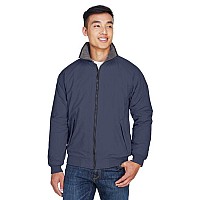 Mens Three-Season classic Jacket - gRAPHITE - 5XL(D0102H76Z6P)