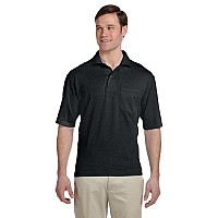 Adult SpotShieldPocket Jersey Polo - WHITE - L(D0102H2H7V7)