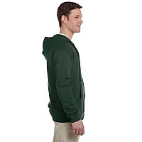 Adult 8 oz NuBlend Fleece Full-Zip Hooded Sweatshirt - ASH - 3XL(D0102HI3D6U)