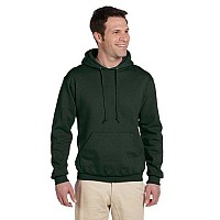 Adult Super Sweats NuBlend Fleece Pullover Hooded Sweatshirt - TRUE RED - S(D0102HI3UZV)