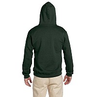 Adult Super Sweats NuBlend Fleece Pullover Hooded Sweatshirt - TRUE RED - S(D0102HI3UZV)