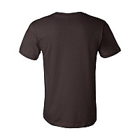 Bella + Canvas Unisex Jersey Short-Sleeve T-Shirt L Brown