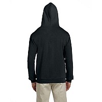 Adult 95 oz Super Sweats NuBlend Fleece Full-Zip Hooded Sweatshirt - BLAcK - S(D0102HI31c7)