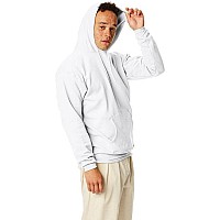 Unisex Ecosmart 5050 Pullover Hooded Sweatshirt - WHITE - S(D0102H7K3ZJ)