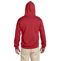 Adult Super Sweats NuBlend Fleece Pullover Hooded Sweatshirt - TRUE RED - S(D0102HI3UUg)