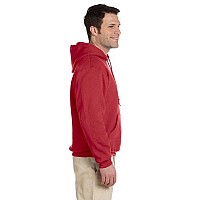 Adult Super Sweats NuBlend Fleece Pullover Hooded Sweatshirt - TRUE RED - S(D0102HI3UUg)