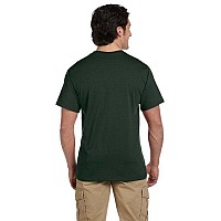 Adult DRI-POWER AcTIVE Pocket T-Shirt - FOREST gREEN - 4XL(D0102HI3N57)