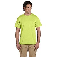 Adult DRI-POWER AcTIVE Pocket T-Shirt - FOREST gREEN - 4XL(D0102HI3N7A)