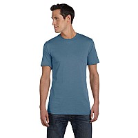 Bella + Canvas Unisex Jersey Short-Sleeve T-Shirt L Steel Blue