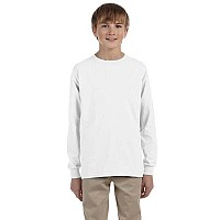 Youth DRI-POWER AcTIVE Long-Sleeve T-Shirt - FOREST gREEN - S(D0102HI3YUg)