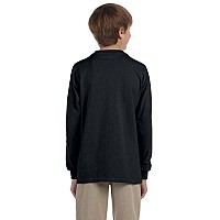 Youth DRI-POWER AcTIVE Long-Sleeve T-Shirt - FOREST gREEN - S(D0102HI3DXg)