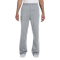 Adult NuBlend Open-Bottom Fleece Sweatpants - BLAcK - S(D0102H2HRXY)