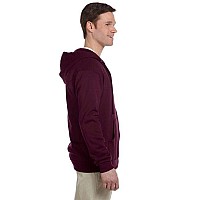 Adult 8 oz NuBlend Fleece Full-Zip Hooded Sweatshirt - ASH - 3XL(D0102HI3D67)