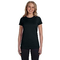 Ladies Junior Fit T-Shirt - BLAcK - S(D0102H7MYg2)