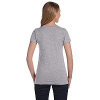 Ladies Junior Fit T-Shirt - BLAcK - S(D0102H7MYS2)