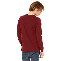 Unisex Jersey Long-Sleeve T-Shirt - RED - S(D0102H78NMJ)