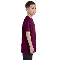 Gildan Youth Dryblend 50 Cotton/50 Poly T-Shirt 20F Maroon Large