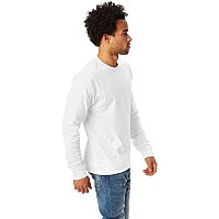 Unisex 61 oz Tagless Long-Sleeve T-Shirt - ASH - S(D0102H7K3UT)