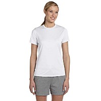 Ladies cool DRI with FreshIQ Performance T-Shirt - BLAcK - S(D0102HI33UY)