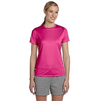 Ladies cool DRI with FreshIQ Performance T-Shirt - BLAcK - S(D0102HI33U7)