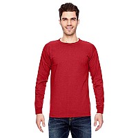 Adult 61 oz 100% cotton Long Sleeve T-Shirt - ASH - S(D0102H7D3AT)