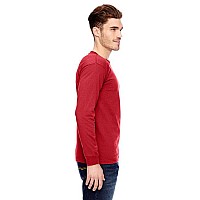 Adult 61 oz 100% cotton Long Sleeve T-Shirt - ASH - S(D0102H7D3AT)