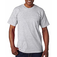 Adult 61 oz 100% cotton Pocket T-Shirt - ASH - S(D0102H7DT42)