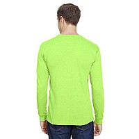 Unisex Union-Made Long-Sleeve Pocket crew T-Shirt - ASH - S(D0102H7MXA6)