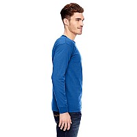 Adult 61 oz 100% cotton Long Sleeve T-Shirt - ASH - S(D0102H7D37P)