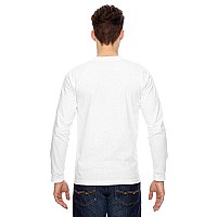 Adult 61 oz 100% cotton Long Sleeve T-Shirt - ASH - S(D0102H7D322)