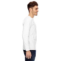 Adult 61 oz 100% cotton Long Sleeve T-Shirt - ASH - S(D0102H7D322)